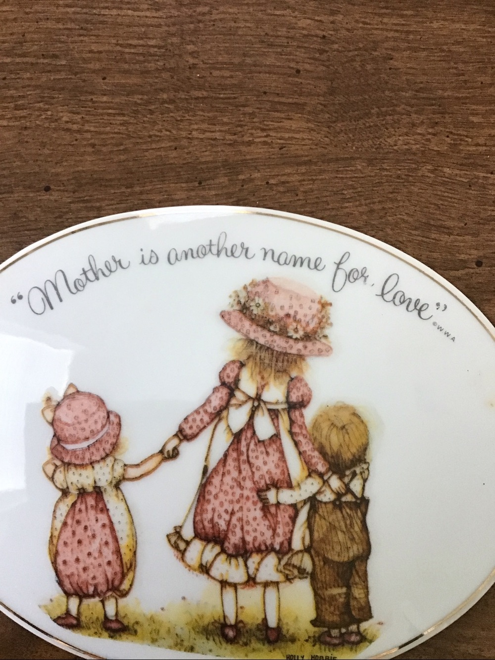 Holly Hobbie porcelain plaque - Picture 4 of 12